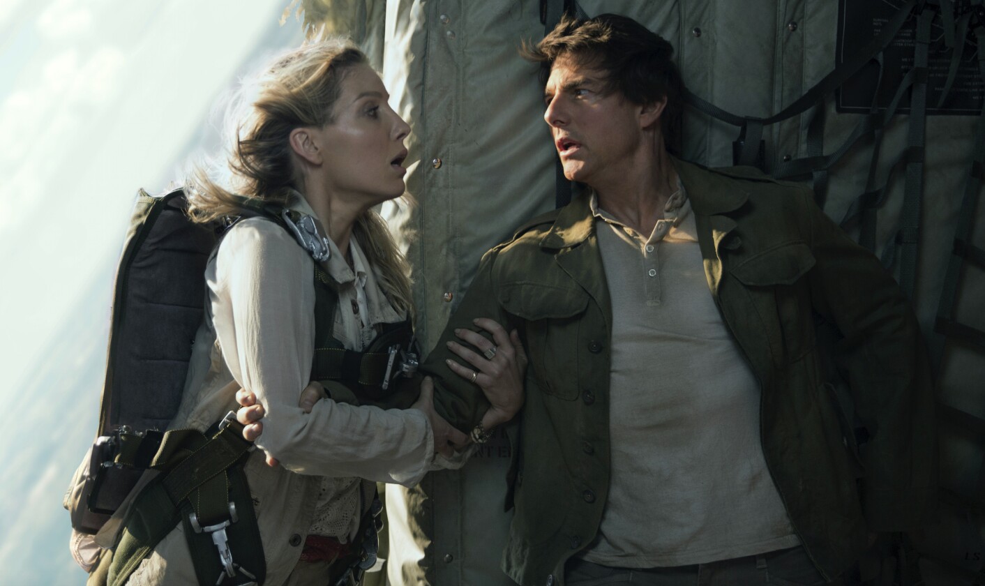 Annabelle Wallis and Tom Cruise in “The Mummy.” | Universal Pictures